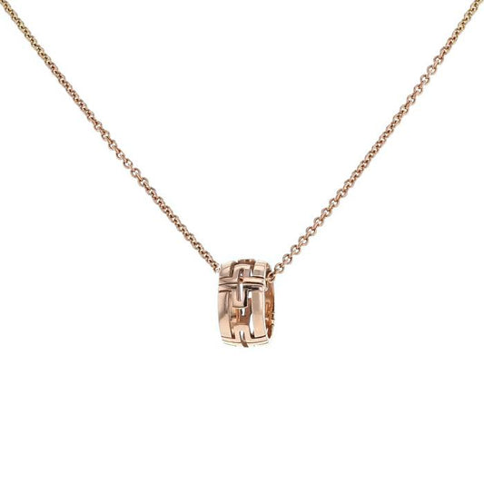 [Lira Jewelry]PARENTESI NECKLACE PINK GOLD