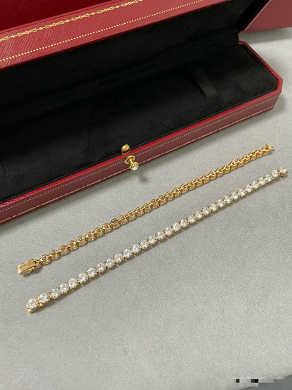 [Lira Jewelry jewelrys]TENNIS BRACELET WITH FULL DIAMOND SETTING
