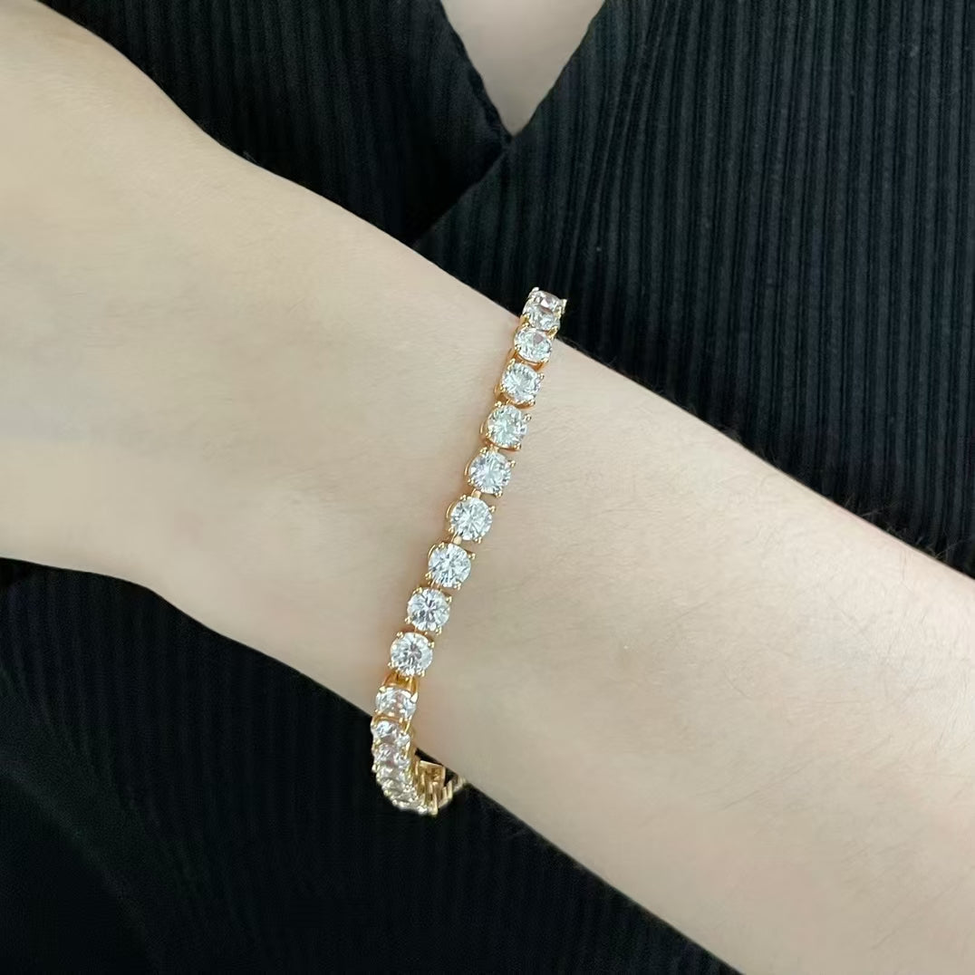 [Lira Jewelry jewelrys]TENNIS BRACELET WITH FULL DIAMOND SETTING
