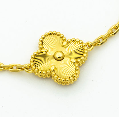 [Lira Jewelry] CLOVER 5 MOTIF LASER BRACELET COLLECTION