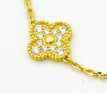 [Lira Jewelry] CLOVER 5 MOTIF LASER BRACELET COLLECTION