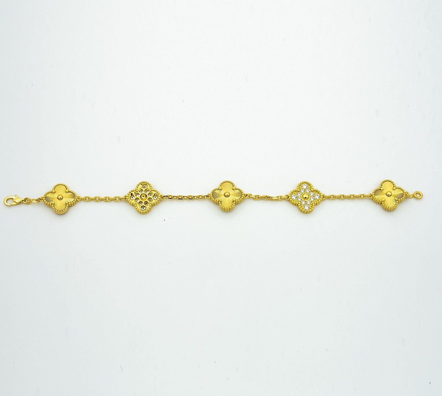 [Lira Jewelry] CLOVER 5 MOTIF LASER BRACELET COLLECTION