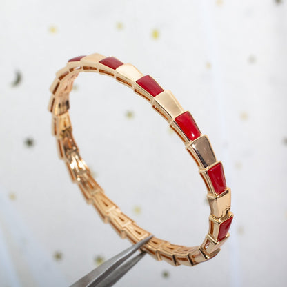[Lira Jewelry]SERPENTI BRACELET PINK GOLD RUBELLITE