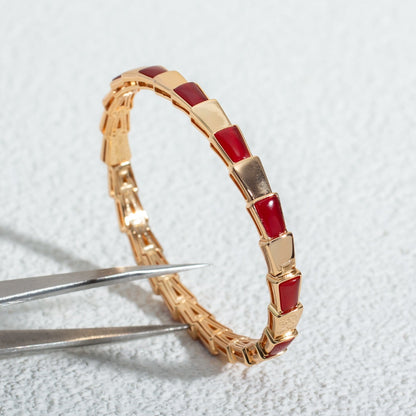 [Lira Jewelry]SERPENTI BRACELET PINK GOLD RUBELLITE
