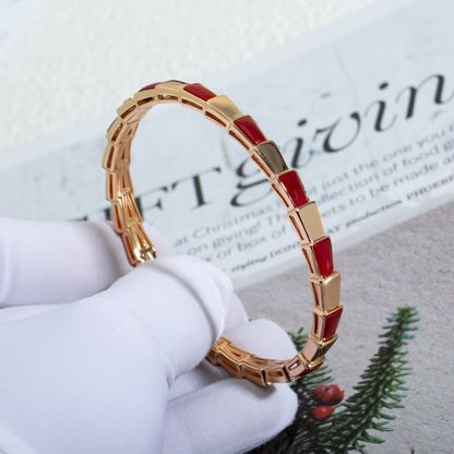 [Lira Jewelry]SERPENTI BRACELET PINK GOLD RUBELLITE