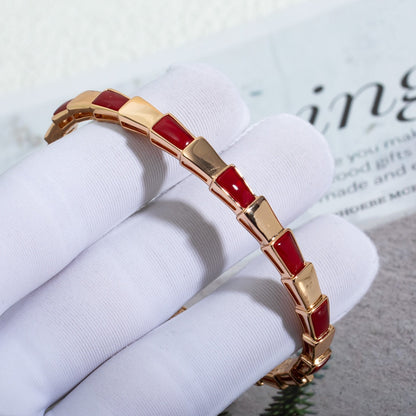 [Lira Jewelry]SERPENTI BRACELET PINK GOLD RUBELLITE