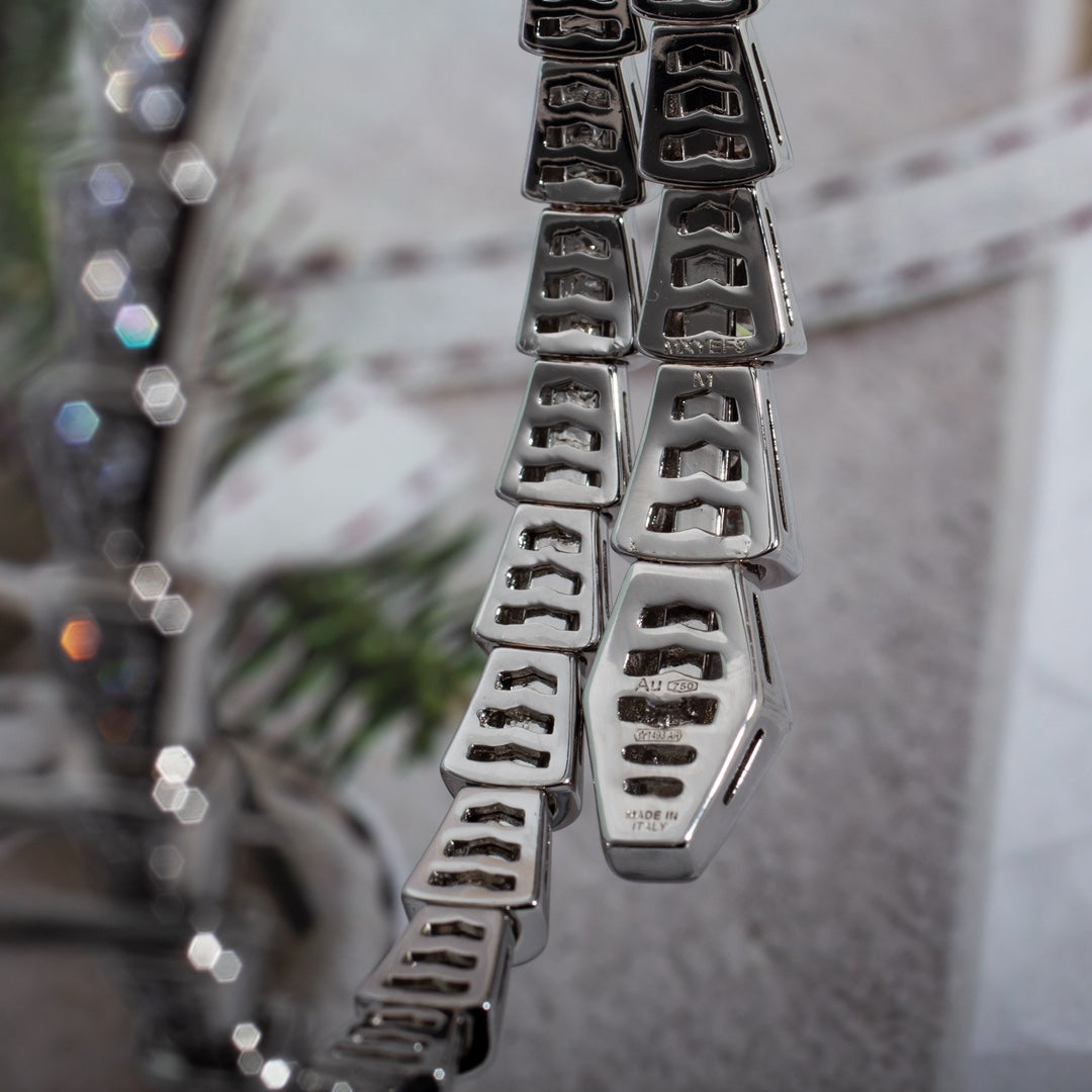[Lira Jewelry]SERPENTI BRACELET 6MM SILVER DIAMOND