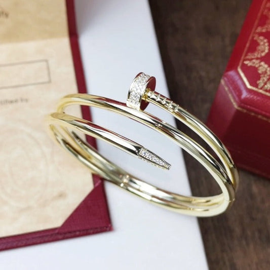 [Lira Jewelry]JUSTE BRACELET 3.5MM DOUBLE ROW DIAMOND