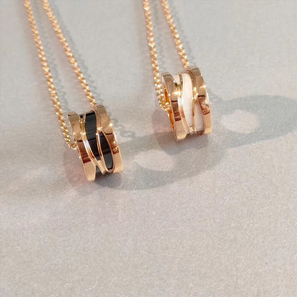 [Lira Jewelry]ZERO 1 NECKLACE PINK GOLD
