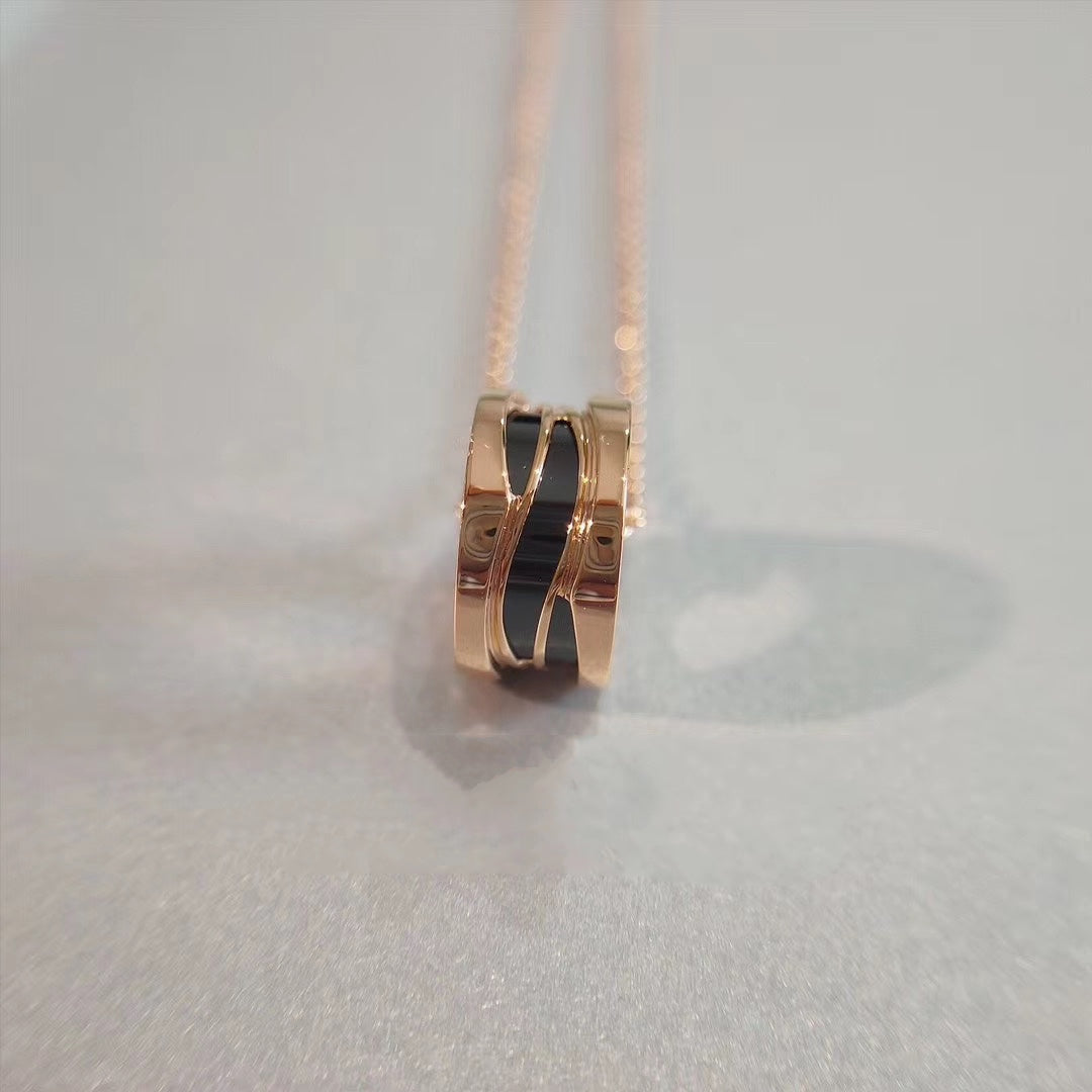 [Lira Jewelry]ZERO 1 NECKLACE PINK GOLD