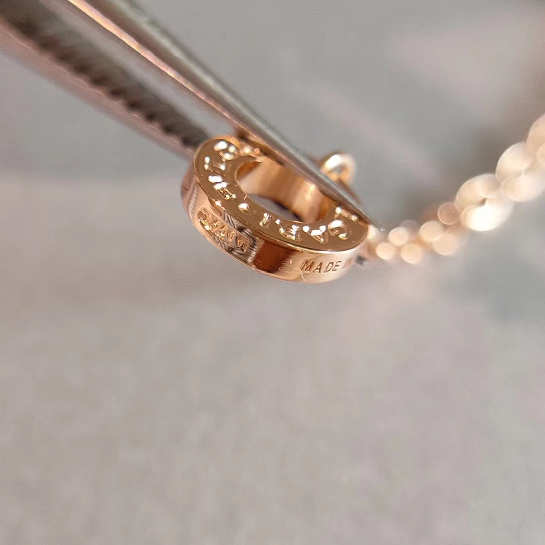 [Lira Jewelry]ZERO 1 NECKLACE PINK GOLD
