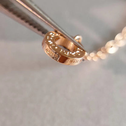 [Lira Jewelry]ZERO 1 NECKLACE PINK GOLD