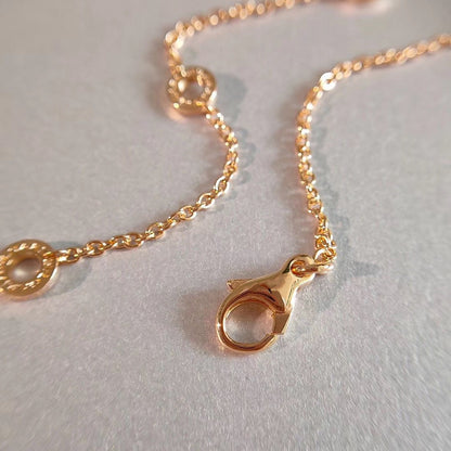 [Lira Jewelry]ZERO 1 NECKLACE PINK GOLD