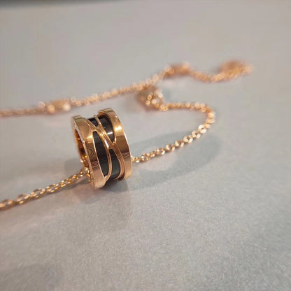 [Lira Jewelry]ZERO 1 NECKLACE PINK GOLD