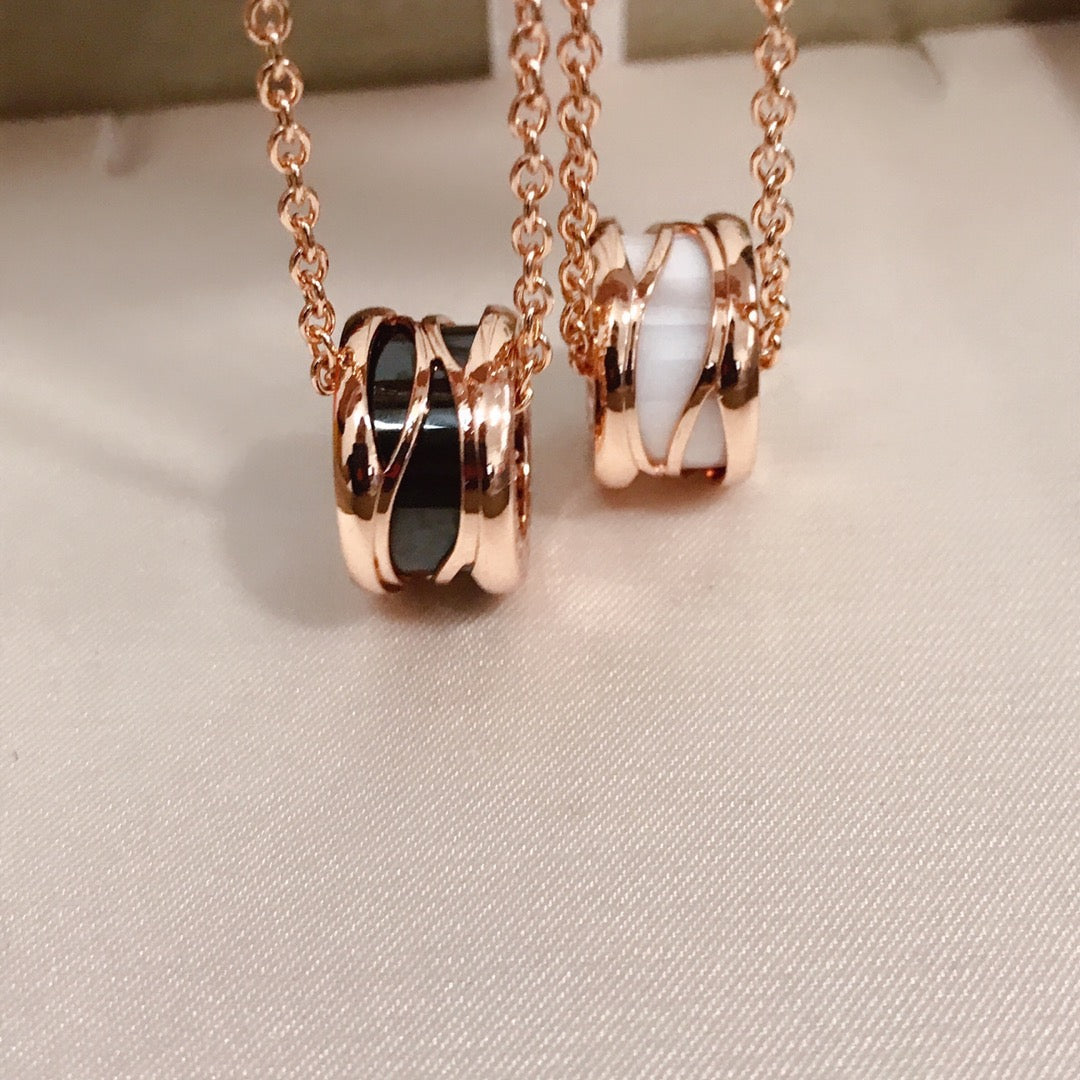 [Lira Jewelry]ZERO 1 FOUR BAND PINK GOLD CERAMIC