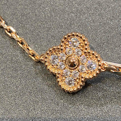 [StLira Jewelryar Jewelry] CLOVER 5 MOTIF FULL DIAMOND BRACELET COLLECTION