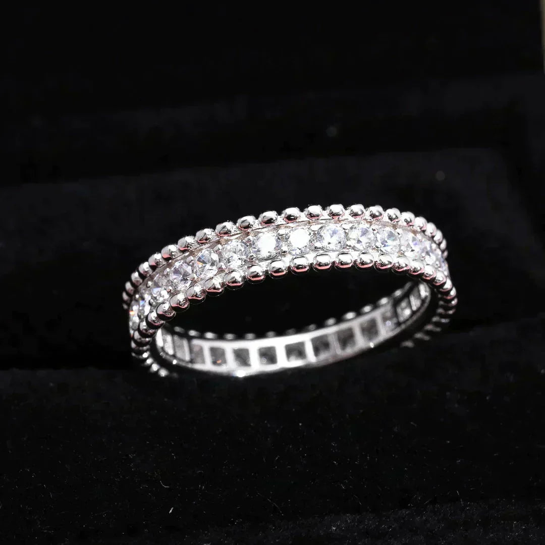 [Lira Jewelry]PERLEE DIAMOND SILVER RING