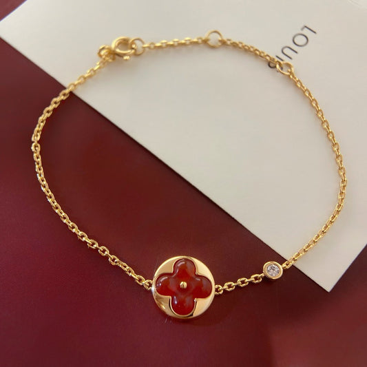 [Lira Jewelry]SUN PEDANT CARNELIAN BRACELET