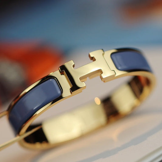 [Lira Jewelry]H BRACELET 12MM BLUE GRAY