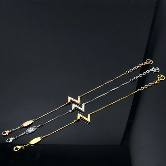 [Lira Jewelry]VOLT LV LOGO BRACELET