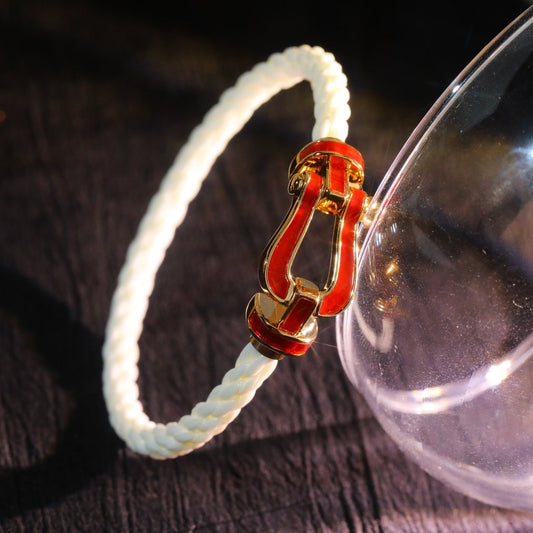 [Lira Jewelry]FORCE 10 WHITE TEXTILE DIAMOND PAVED