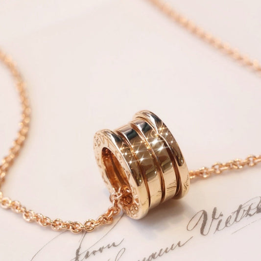 [Lira Jewelry]ZERO 1 PINK GOLD NECKLACE