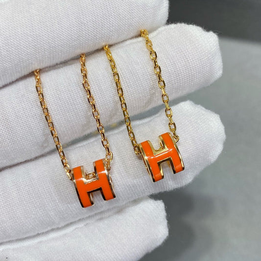 [Lira Jewelry]MINI POP H NECKLACE
