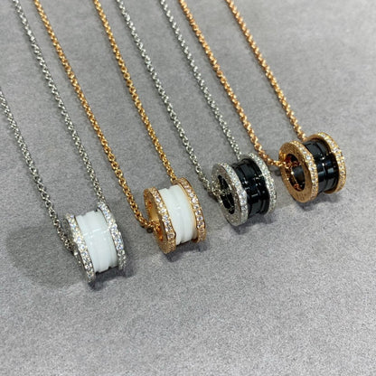 [Lira Jewelry]ZERO 1 DIAMOND CERAMIC NECKLACE