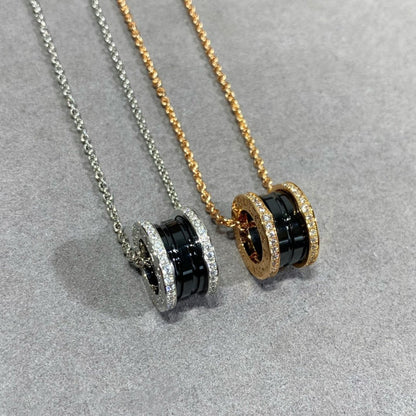 [Lira Jewelry]ZERO 1 DIAMOND CERAMIC NECKLACE