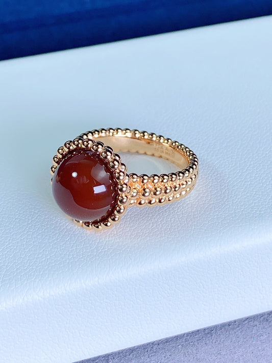 [Lira Jewelry]PERLEE COULEURS ROSE GOLD RING