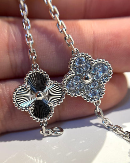 [Lira Jewelry] CLOVER 5 MOTIF LASER BRACELET COLLECTION