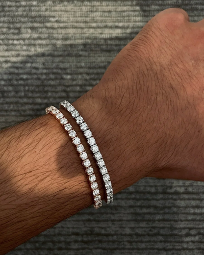 [Lira Jewelry]  CLASSIC BASEBALL BRACELAT, 52 DIAMOND