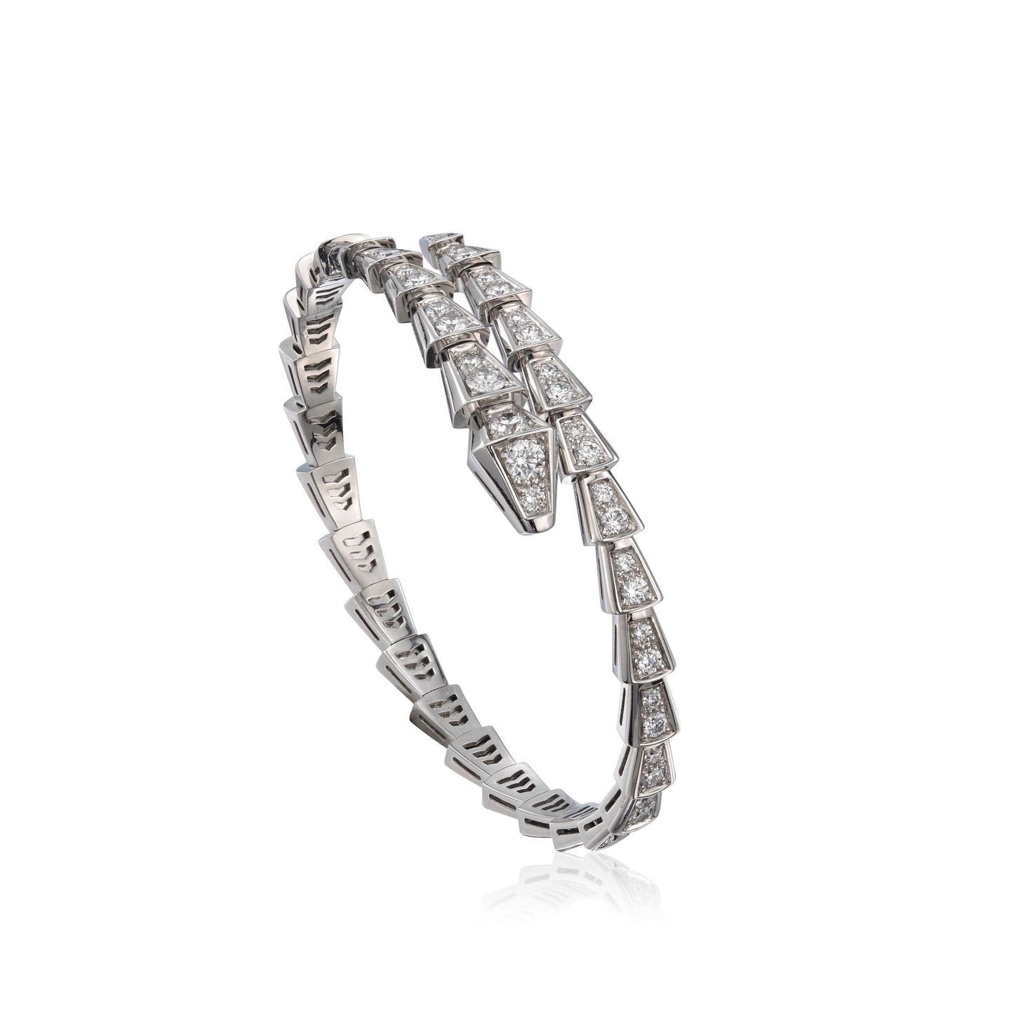 [Lira Jewelry]SERPENTI BRACELET 6MM SILVER DIAMOND