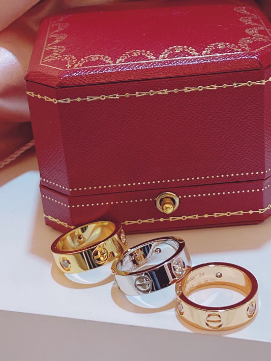[Lira Jewelry]Three-Diamond Ring