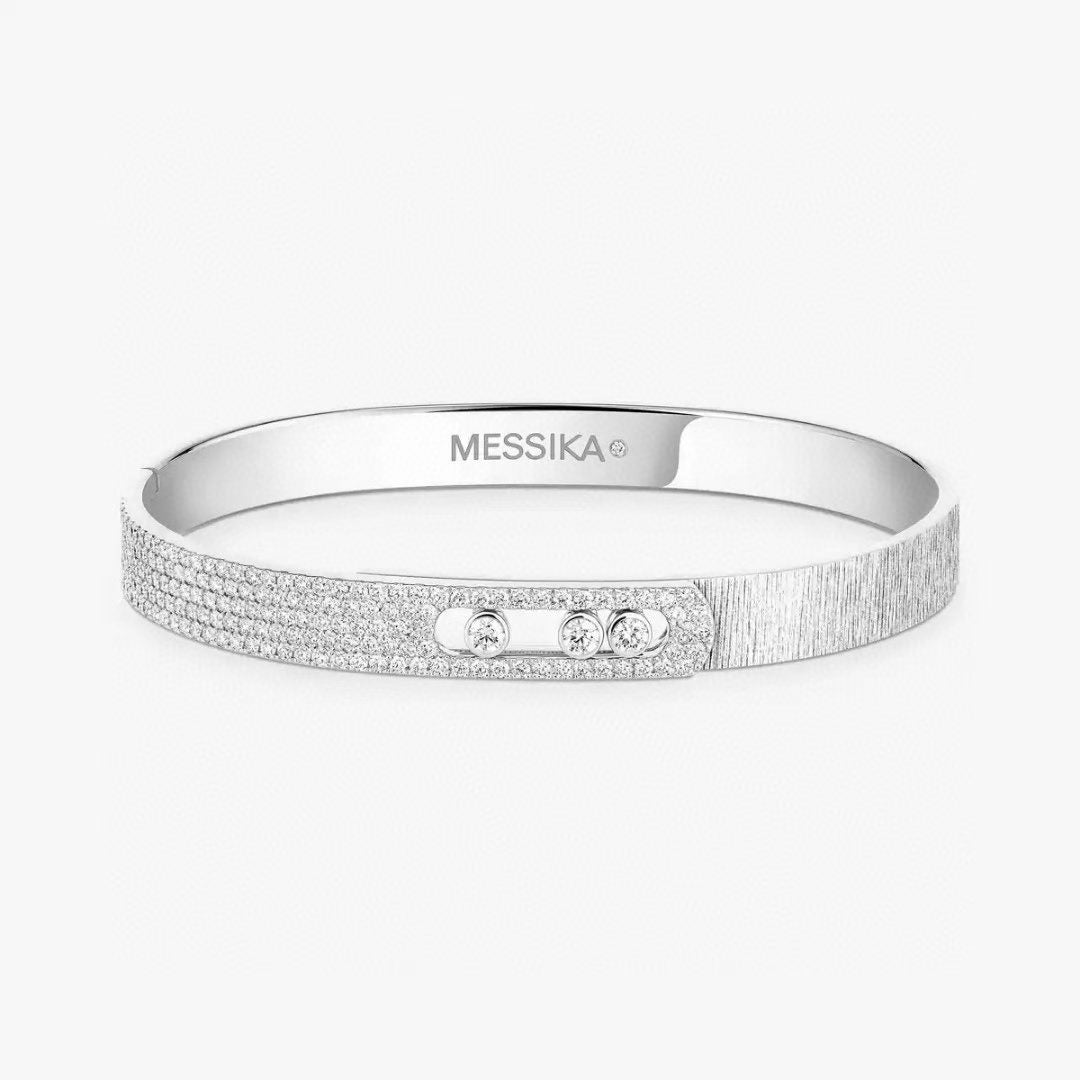 [Lira Jewelry]2026 BRAND-NEW FROSTED BRACELET WITH DIAMONDS THREE COLORS