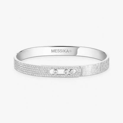 [Lira Jewelry]2026 BRAND-NEW FROSTED BRACELET WITH DIAMONDS THREE COLORS