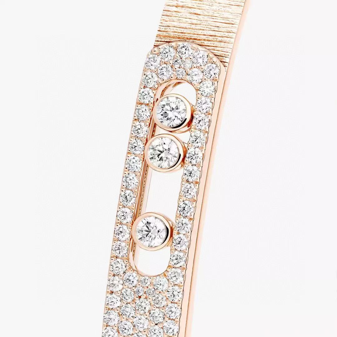 [Lira Jewelry]2026 BRAND-NEW FROSTED BRACELET WITH DIAMONDS THREE COLORS