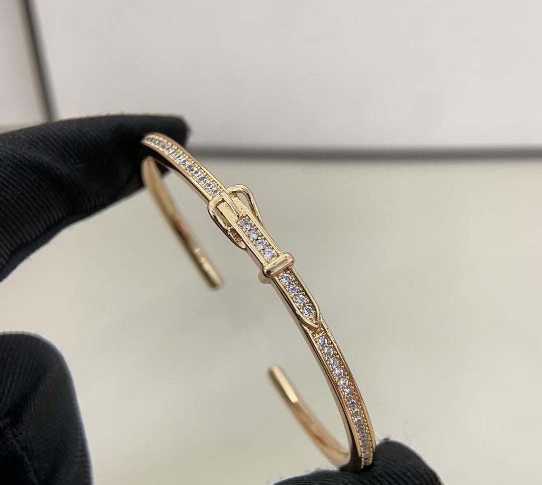 [Lira Jewelry]DIAMOND-ENCRUSTED BRACELET THREE COLORS