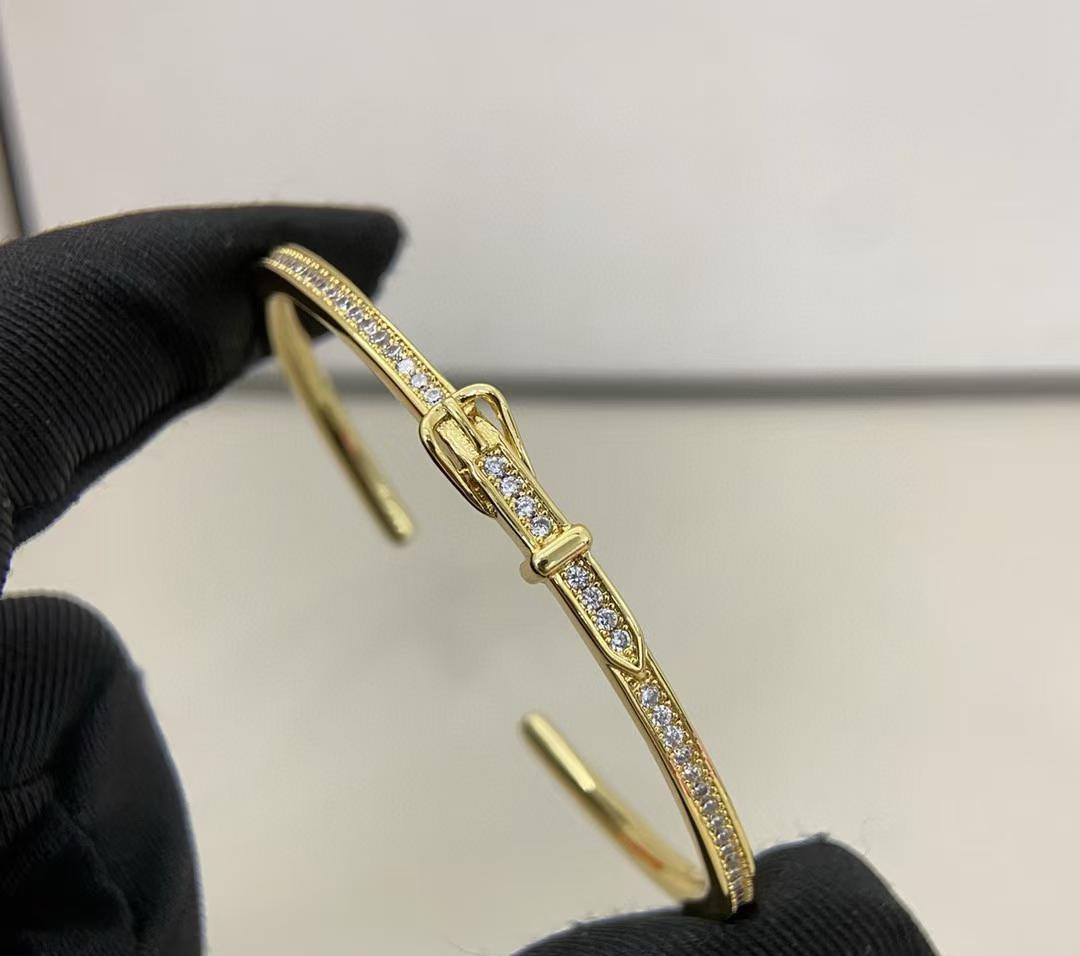 [Lira Jewelry]DIAMOND-ENCRUSTED BRACELET THREE COLORS