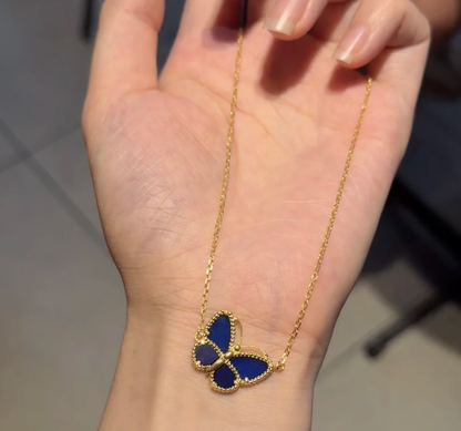 [Lira Jewelry]2026 NEW BUTTERFLY BLUE   NECKLACE