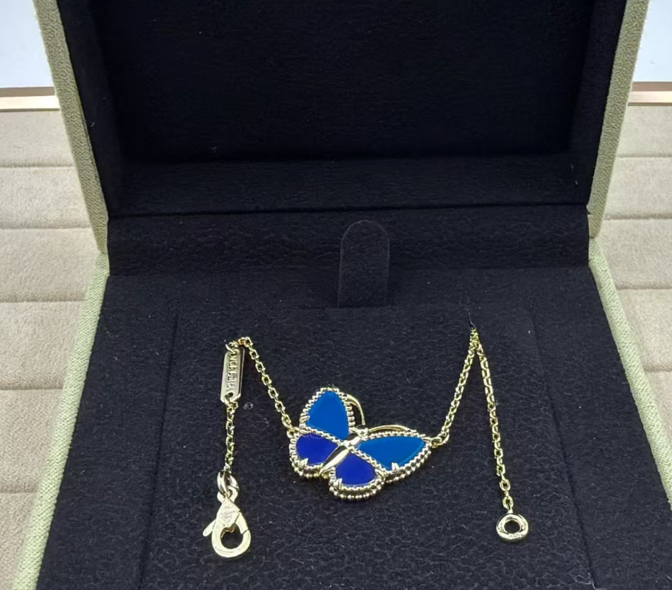 [Lira Jewelry]2026 NEW BUTTERFLY BLUE   NECKLACE
