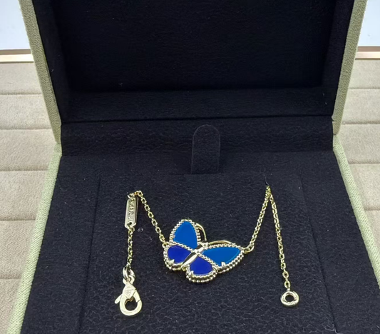 [Lira Jewelry]2026 NEW BUTTERFLY BLUE   NECKLACE