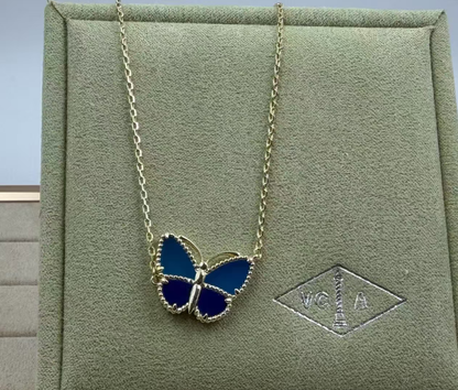 [Lira Jewelry]2026 NEW BUTTERFLY BLUE   NECKLACE