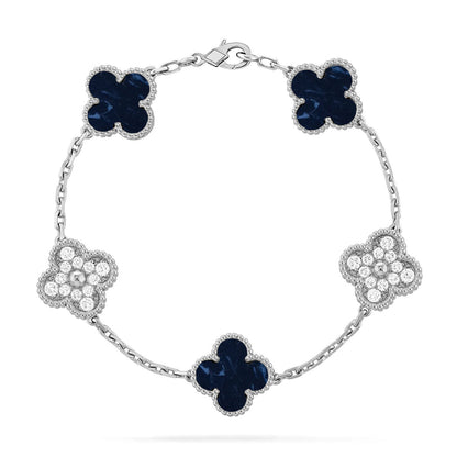 [Lira Jewelry]CLOVER 5 MOTIF PIETERSITE BRACELET COLLECTION