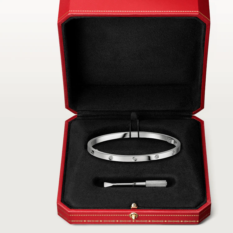 [Lira Jewelry]LOVE BRACELET 3.65MM 10 DIAMONDS