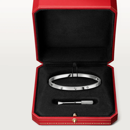 [Lira Jewelry]LOVE BRACELET 3.65MM 10 DIAMONDS
