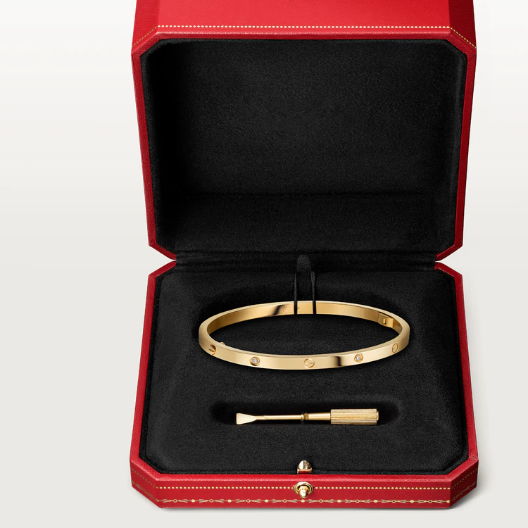 [Lira Jewelry]LOVE BRACELET 3.65MM 6 DIAMONDS