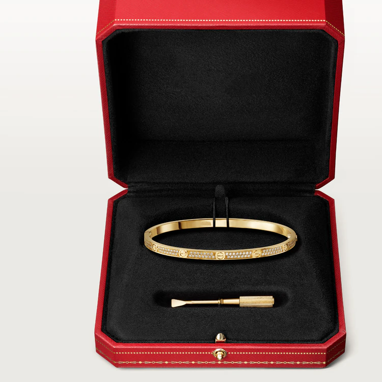 [Lira Jewelry]LOVE BRACELET 3.65MM DIAMOND-PAVED
