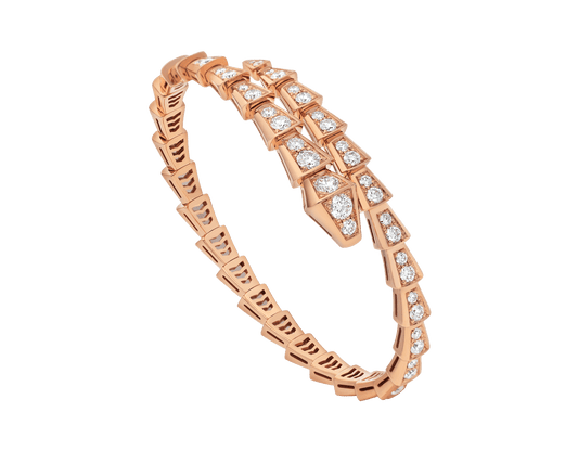[Lira Jewelry]SERPENTI BRACELET 6.8MM PINK GOLD DIAMOND