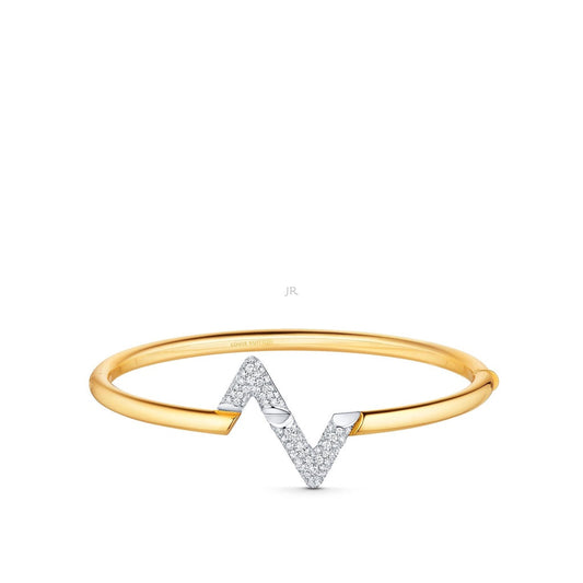 [Lira Jewelry]VOLTE UPSITE DOWN GOLD DIAMOND BRACELET